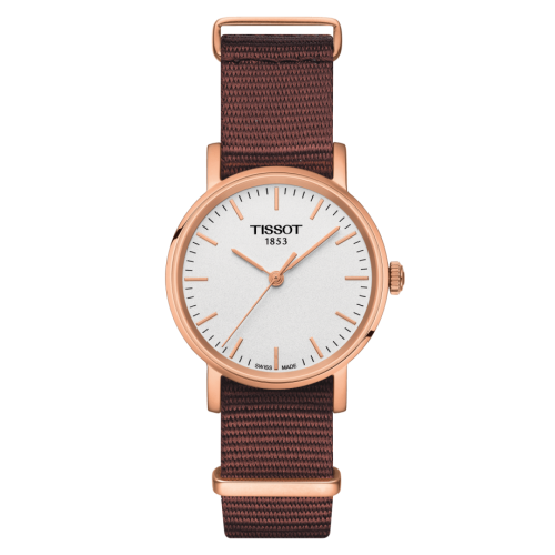 Tissot Everytime Small Rose Gold PVD / Silver / NATO